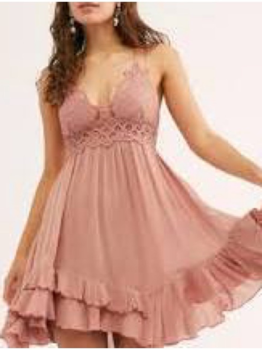 Free People Intimately Adella chemise slip dress